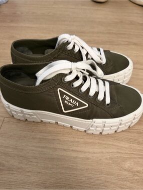 PRADA lug sole sneakers